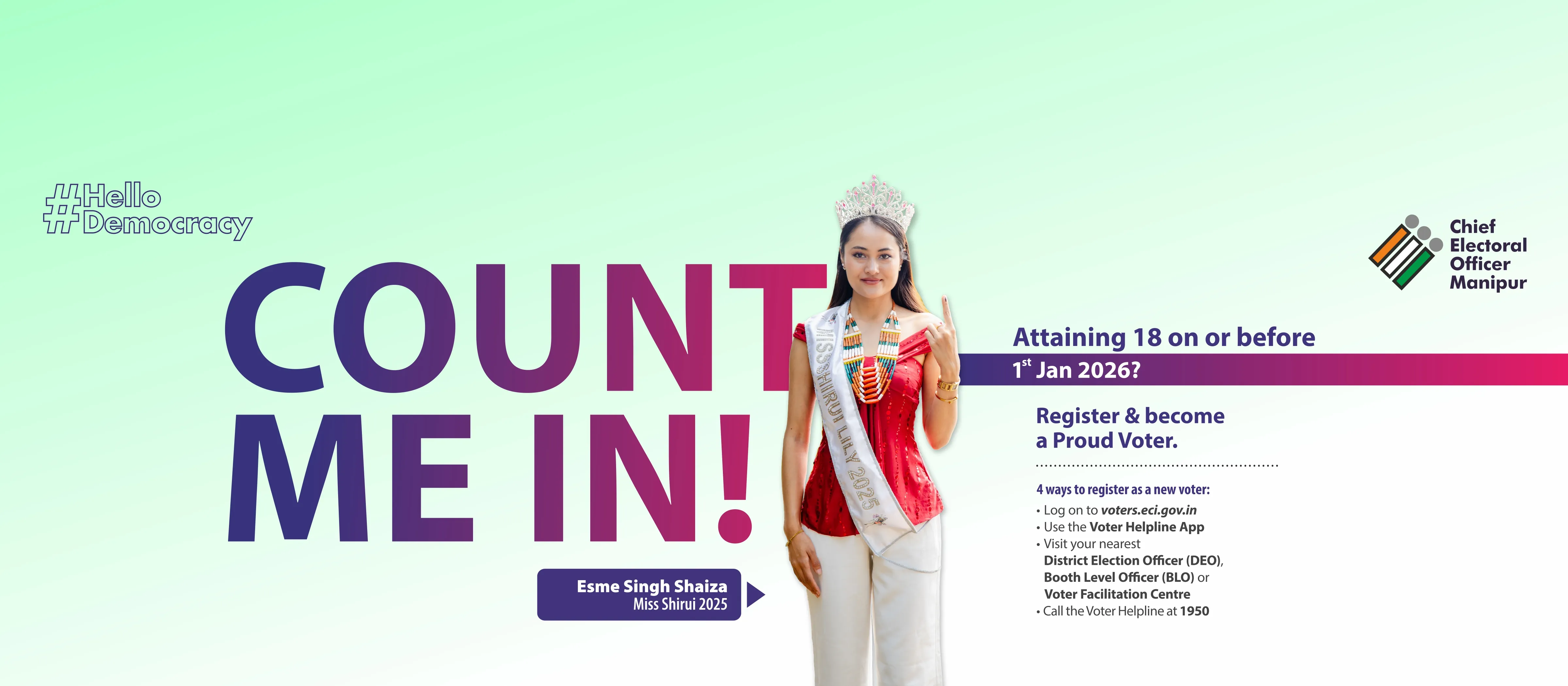 Website Banner 1 - Hello Democracy